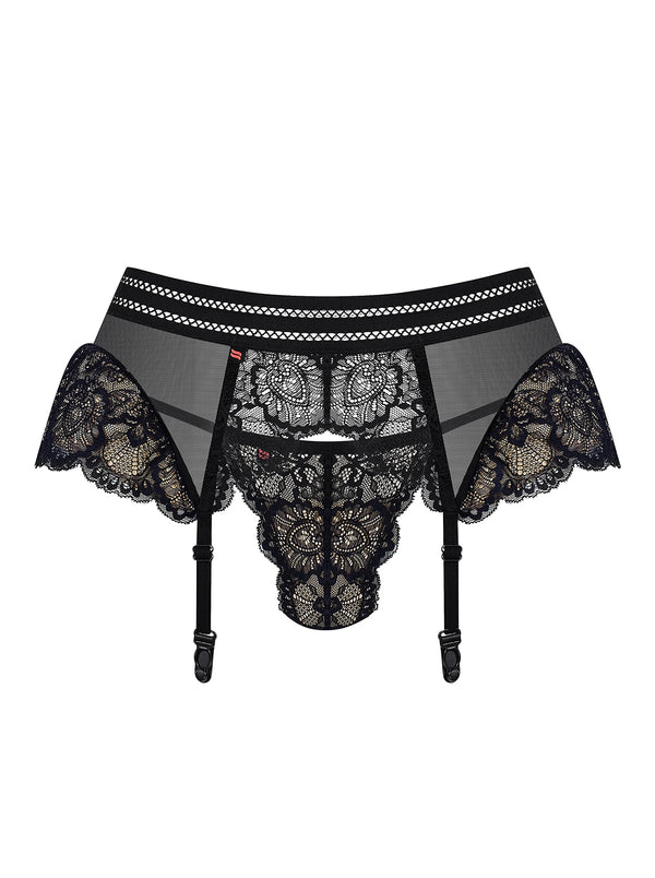 853-GAR-1 Garter Belt schwarz