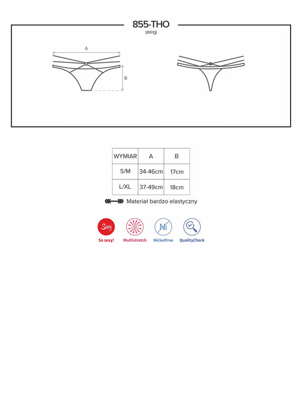 855-THO-1 String schwarz