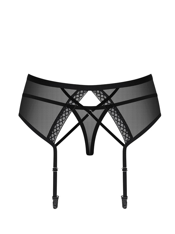 855-GAR-1 Garter Belt schwarz