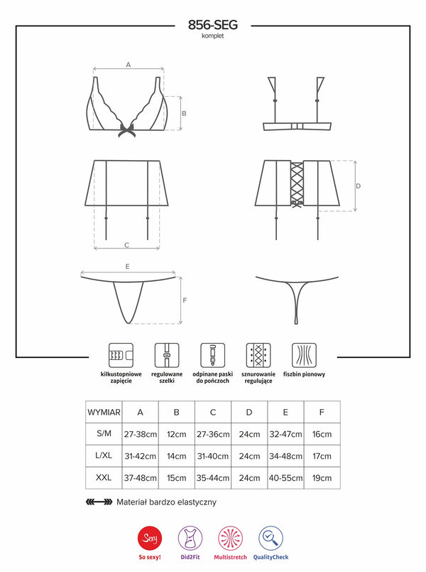 856-SEG-1 Set schwarz