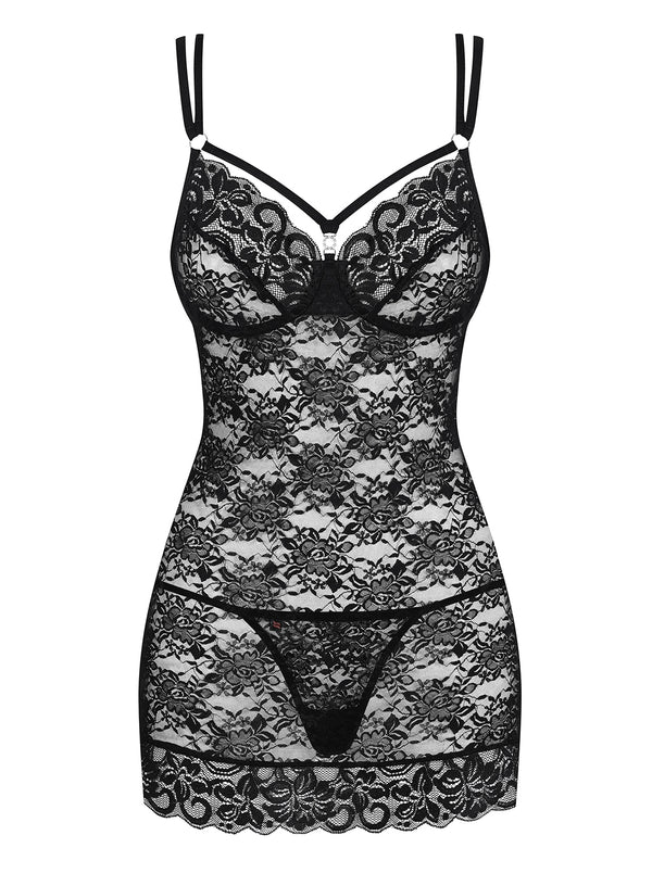 860-CHE-1 Chemise schwarz