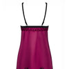 861-CHE-5 Chemise fuchsia