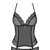 864-COR-1 Corsage schwarz