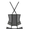 864-COR-1 Corsage schwarz