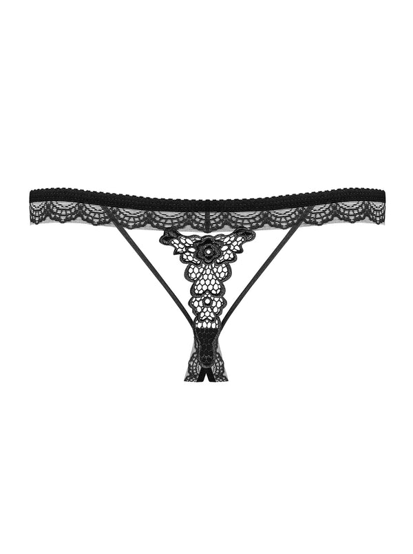 865-THC-1 String ouvert schwarz