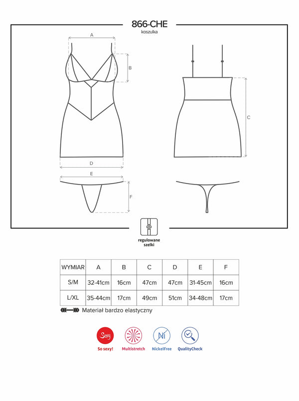 866-CHE-1 Chemise schwarz