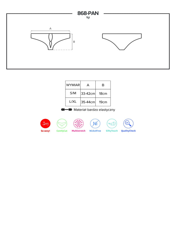 868-PAN-1 Panties schwarz
