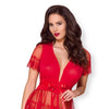 870-PEI-3 Peignoir rot