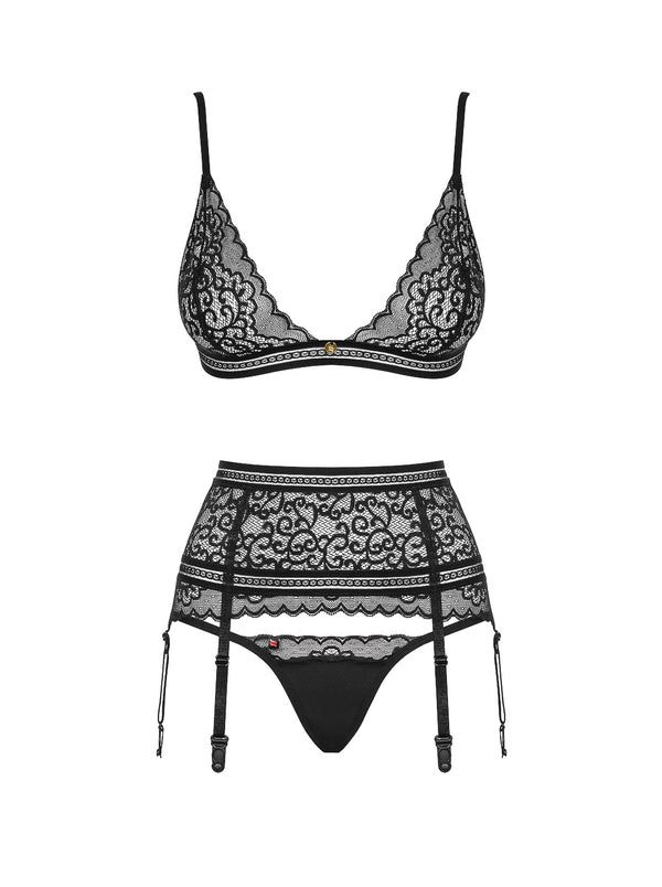 Schwarzes Set