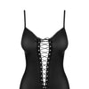 Redella Crotchless Teddy schwarz