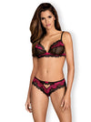 Tulia Set schwarz-pink