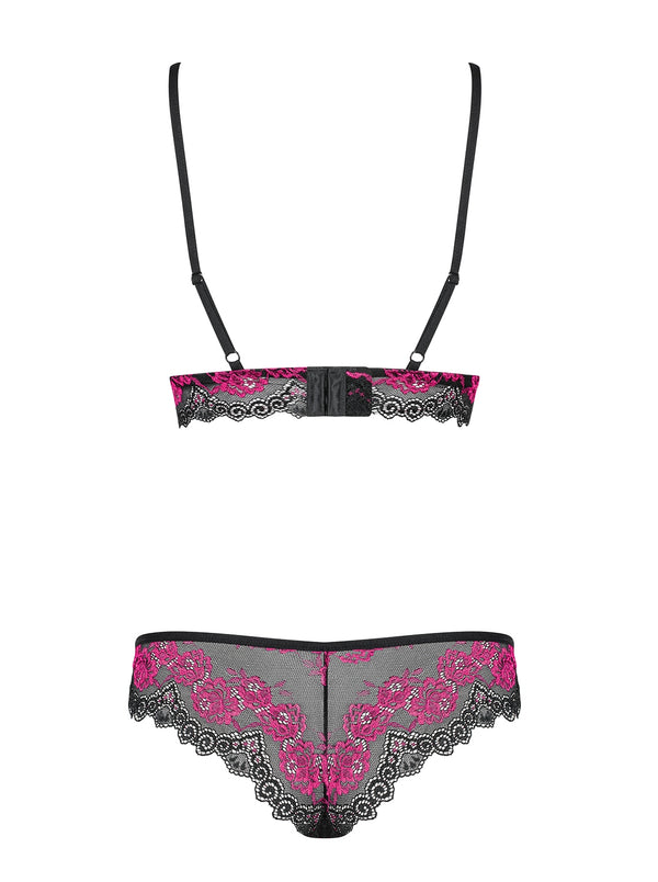 Tulia Set schwarz-pink