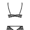 Schwarzes Set "Letica"