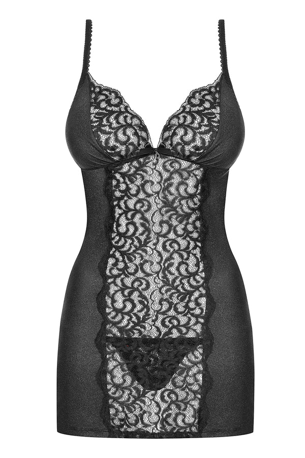 Laluna Chemise schwarz