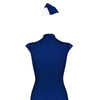 Kostüm "Stewardess" blau