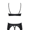 Schwarzes 3er-Set "Redella"