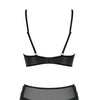 Schwarzes Set "Leatheria"