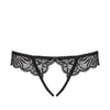 Contica String ouvert schwarz