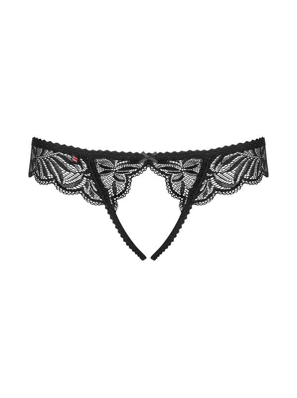 Contica String ouvert schwarz