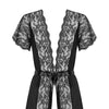 Luvae Peignoir schwarz