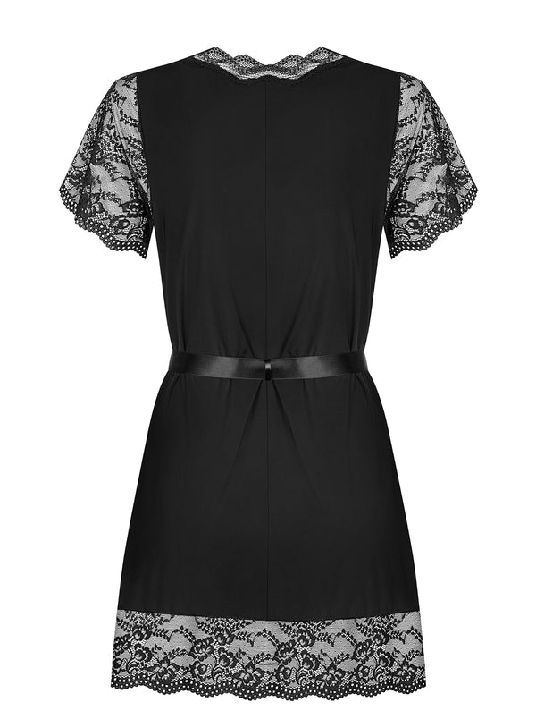 Luvae Peignoir schwarz