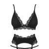 Schwarzes 3er-Set "Arisha"