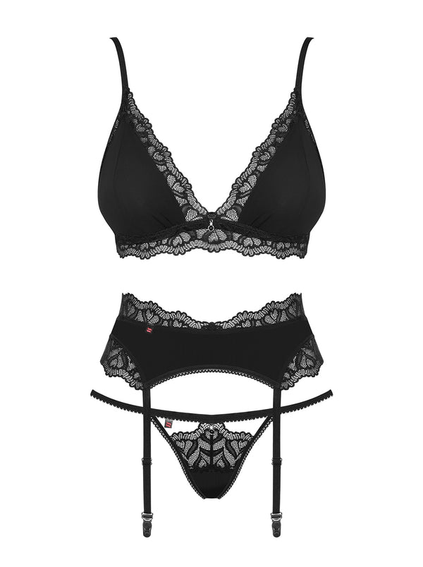 Schwarzes 3er-Set