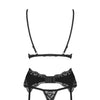 Schwarzes 3er-Set "Arisha"