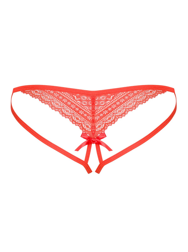 Picantina Crotchless Thong cherry tomato