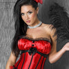 Chilirose Corsage CR3197 rot-schwarz