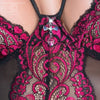 Corsage CR4213 schwarz-pink