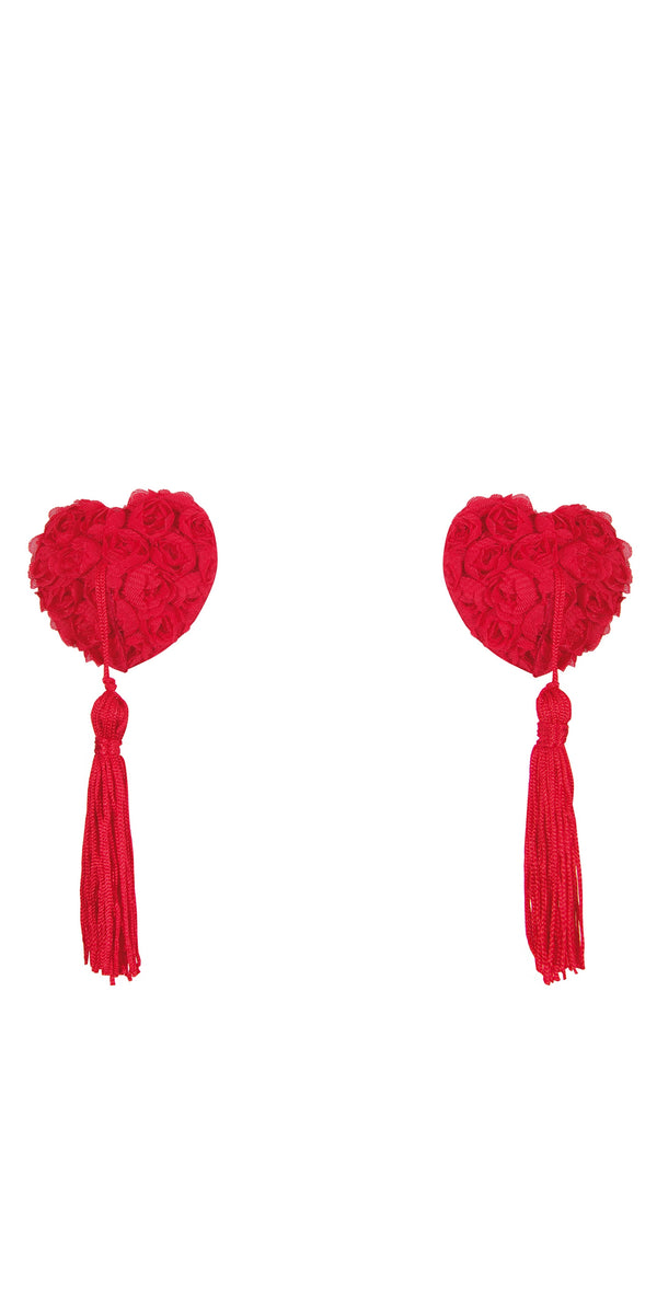 rote Brustwarzen-Abdeckung Vallya - One Size