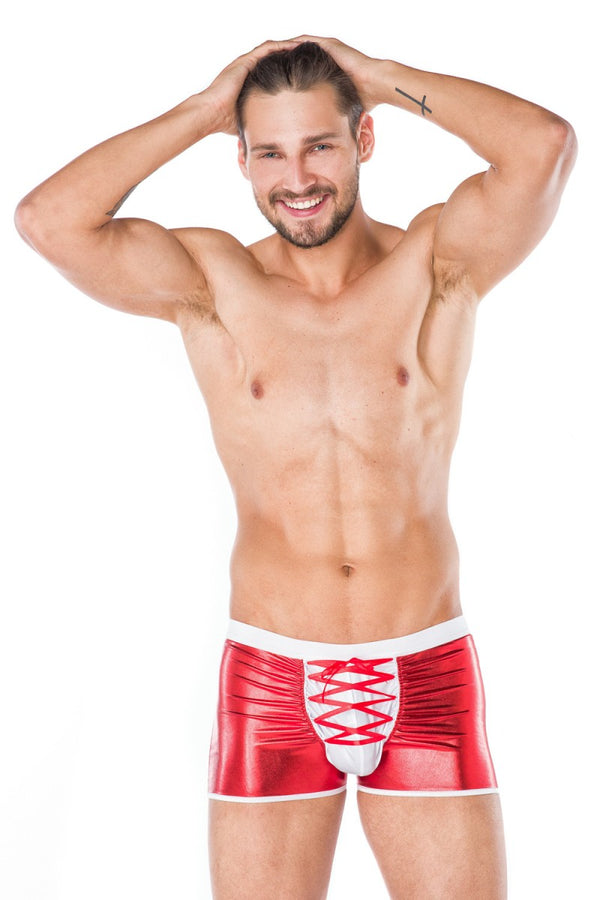 rot-weiße Boxershorts MC-9091 von Andalea