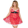 rotes Chemise SB-X04 von Andalea