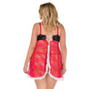 rotes Chemise SB-X04 von Andalea