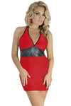 rot-schwarzes Chemise M-1078 von Andalea