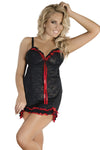 schwarzes Chemise M-1081 von Andalea