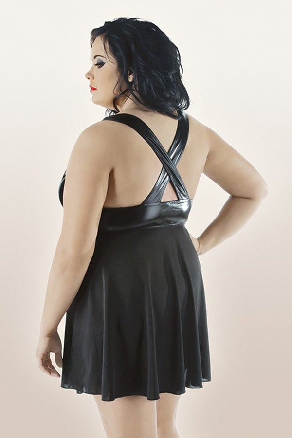 schwarzes Babydoll C-4015 von Andalea