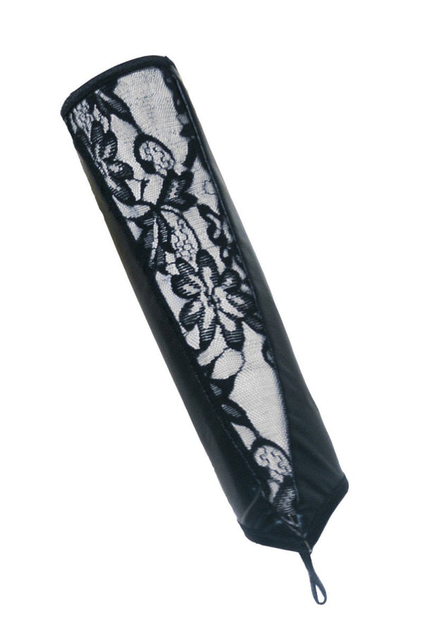 schwarzes Wetlook Chemise SB-1001 Sexy Base Kollektion by Andalea