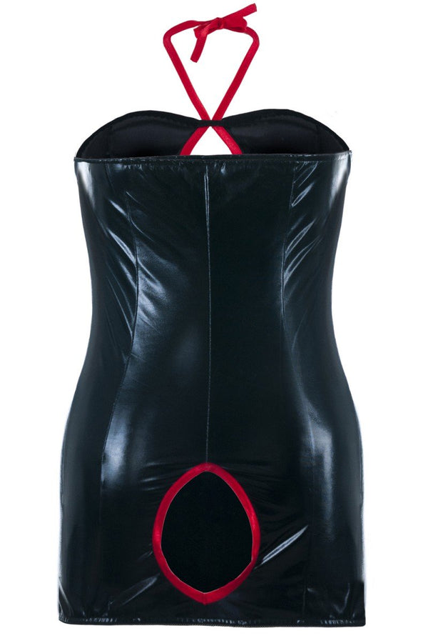 schwarzes Chemise SB-1013 Sexy Base Kollektion by Andalea