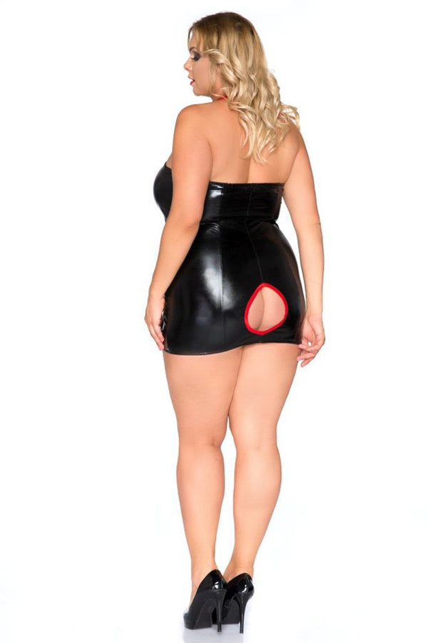 schwarzes Chemise SB-1013 Sexy Base Kollektion by Andalea