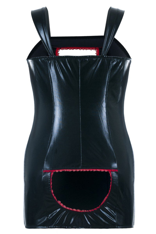 schwarzes Chemise SB-1015 Sexy Base Kollektion by Andalea