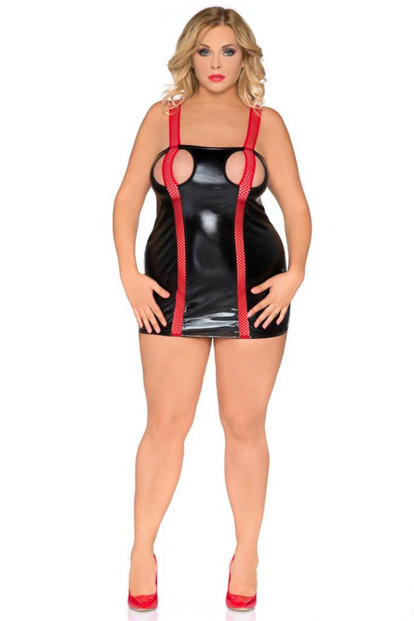 schwarzes Chemise SB-1016 Sexy Base Kollektion by Andalea