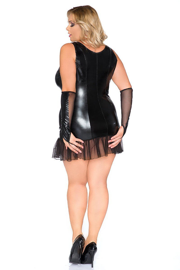 schwarzes Chemise Z-5011 von Andalea