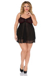 schwarzes Chemise SB-1020 von Andalea