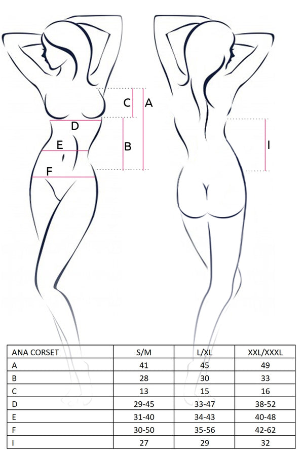 PL Ana corset schwarz