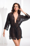 IR Cassidy dressing gown schwarz