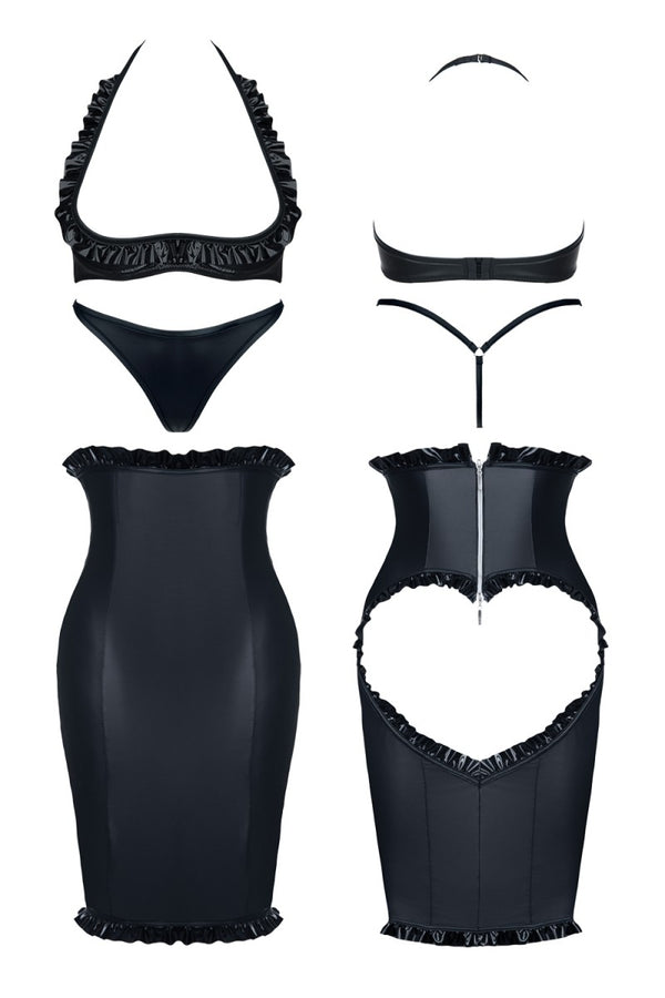 dreiteiliges Set Laureen von Demoniq Hard Candy Collection