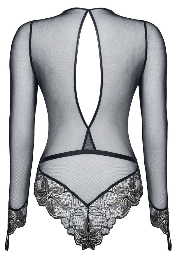 schwarz-goldener Body Axelle von Demoniq Magnetic Collection