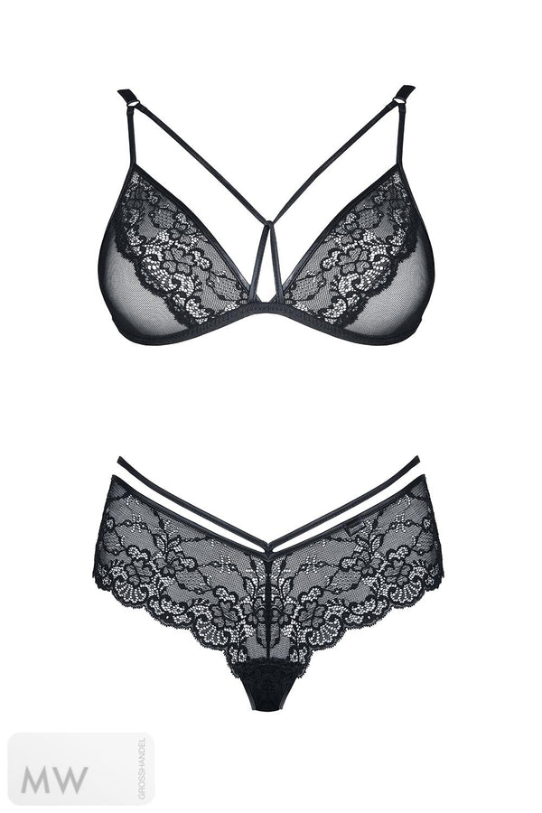 schwarzes Set Grace von Demoniq Look at Me Collection